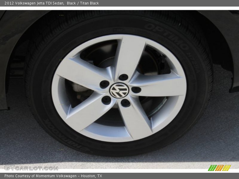 Black / Titan Black 2012 Volkswagen Jetta TDI Sedan