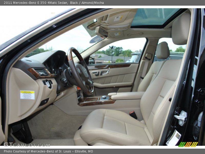 Black / Almond/Mocha 2011 Mercedes-Benz E 350 4Matic Sedan