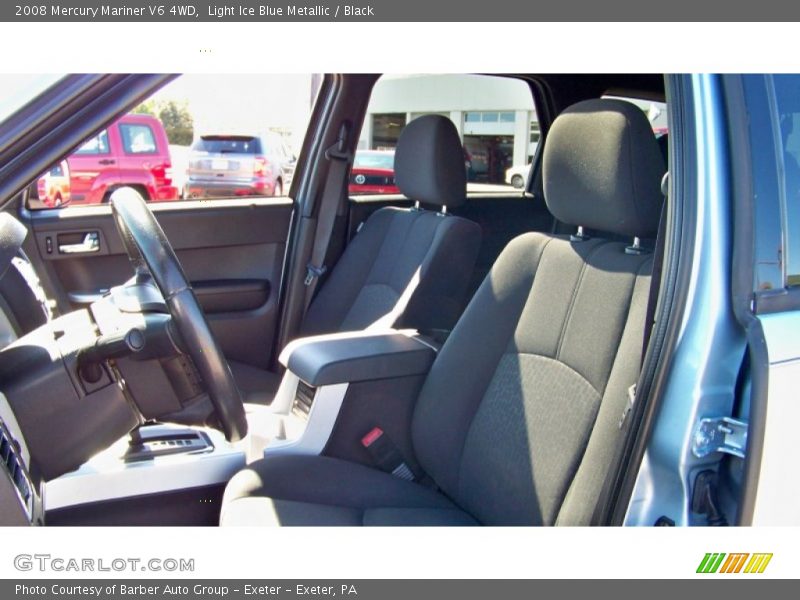 Light Ice Blue Metallic / Black 2008 Mercury Mariner V6 4WD