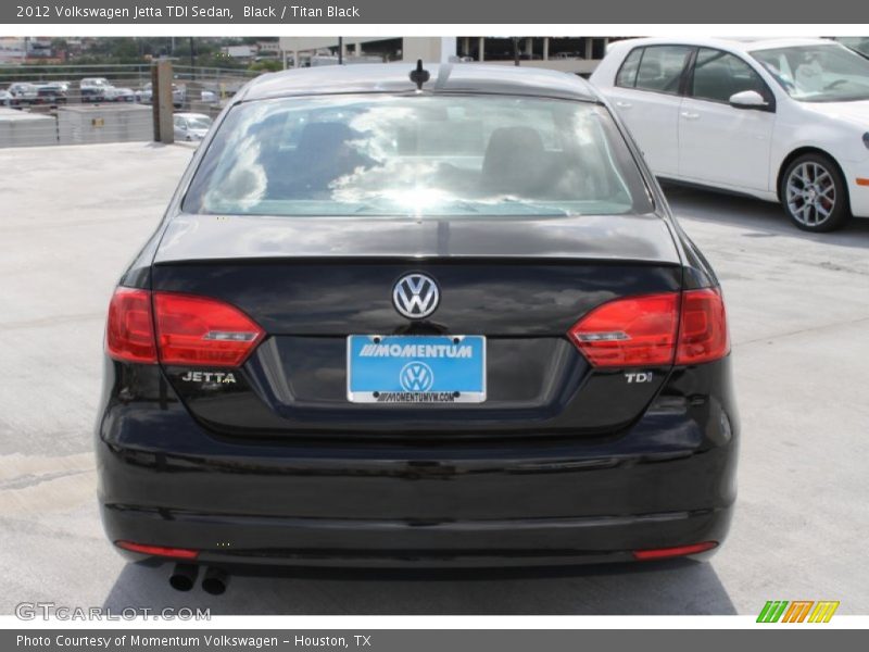 Black / Titan Black 2012 Volkswagen Jetta TDI Sedan