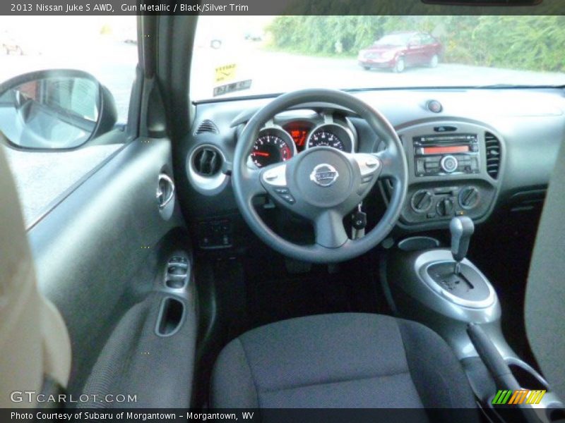 Gun Metallic / Black/Silver Trim 2013 Nissan Juke S AWD