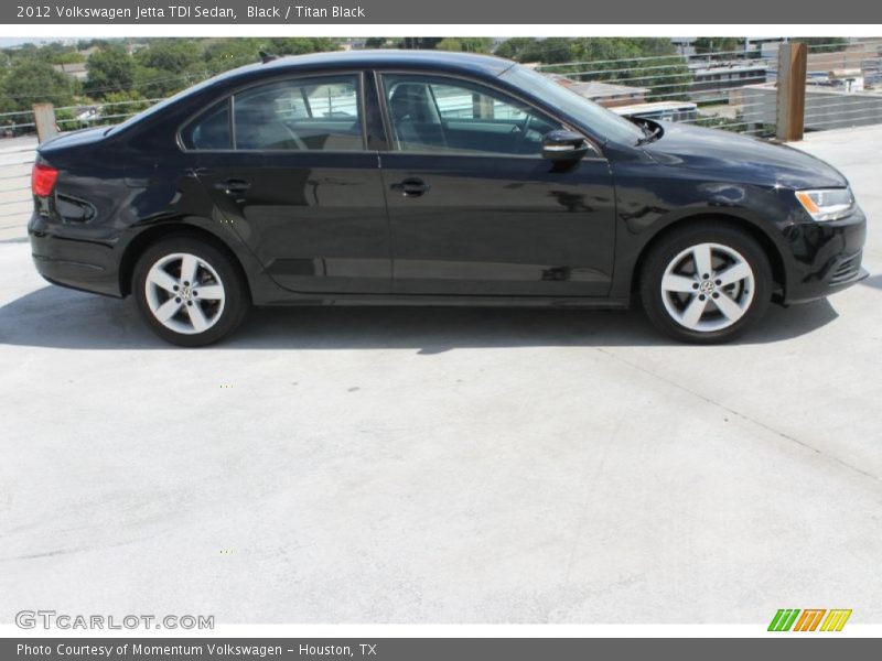 Black / Titan Black 2012 Volkswagen Jetta TDI Sedan