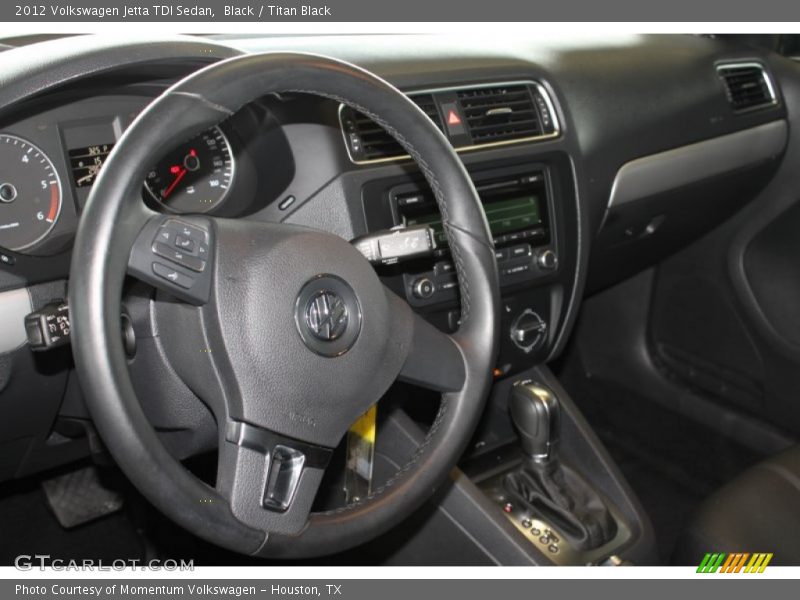 Black / Titan Black 2012 Volkswagen Jetta TDI Sedan