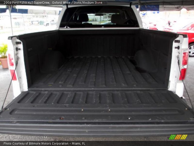 Oxford White / Stone/Medium Stone 2009 Ford F150 XLT SuperCrew