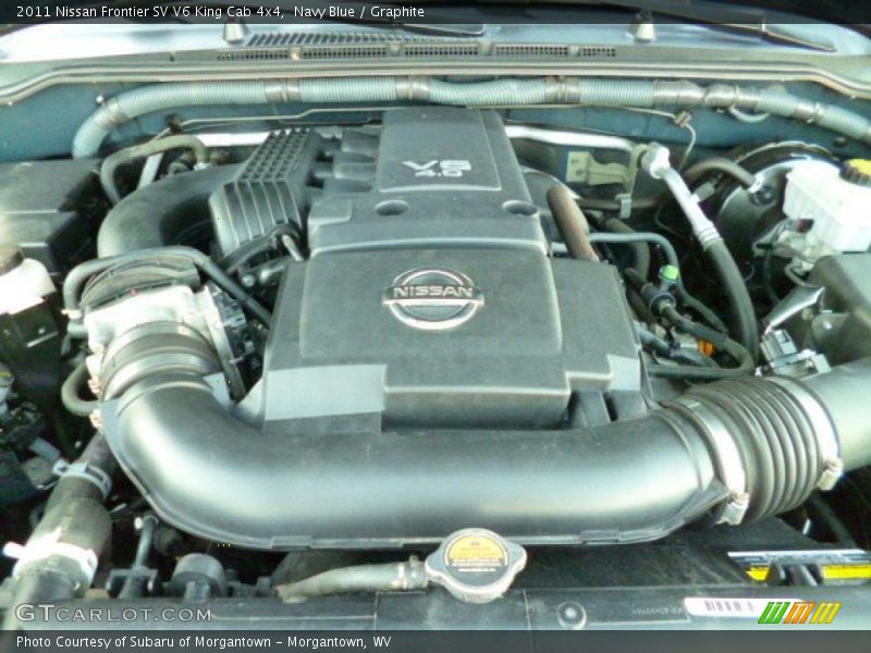 Navy Blue / Graphite 2011 Nissan Frontier SV V6 King Cab 4x4