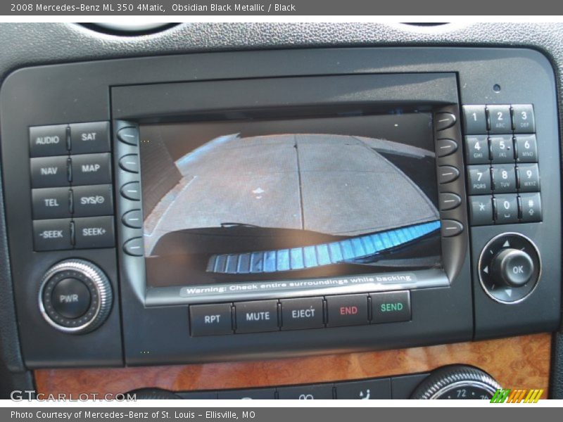 Obsidian Black Metallic / Black 2008 Mercedes-Benz ML 350 4Matic