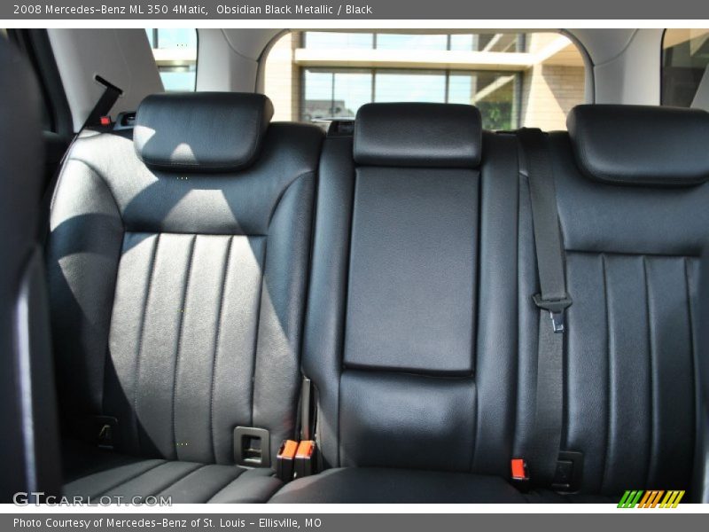 Obsidian Black Metallic / Black 2008 Mercedes-Benz ML 350 4Matic