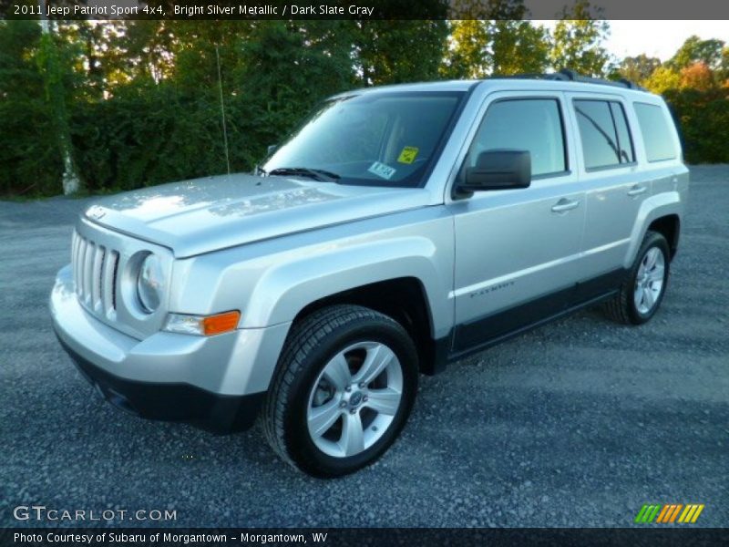 Bright Silver Metallic / Dark Slate Gray 2011 Jeep Patriot Sport 4x4