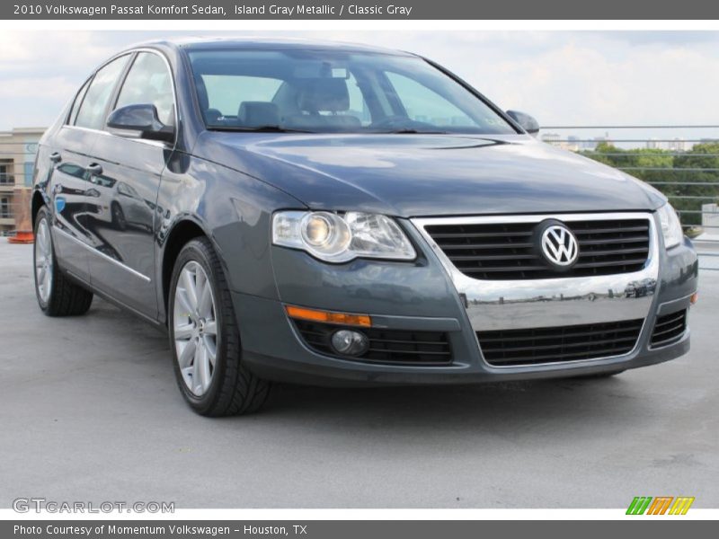 Island Gray Metallic / Classic Gray 2010 Volkswagen Passat Komfort Sedan
