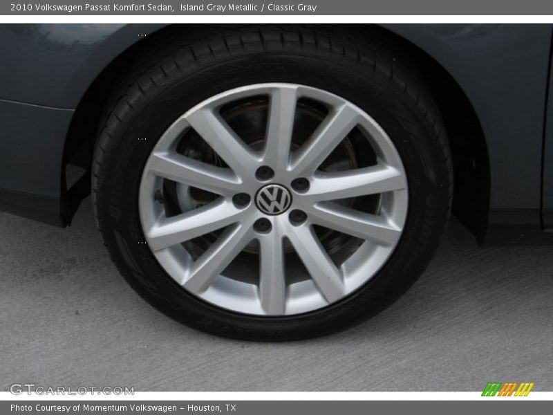 Island Gray Metallic / Classic Gray 2010 Volkswagen Passat Komfort Sedan
