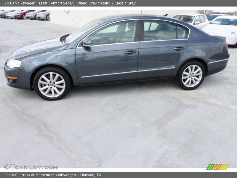 Island Gray Metallic / Classic Gray 2010 Volkswagen Passat Komfort Sedan