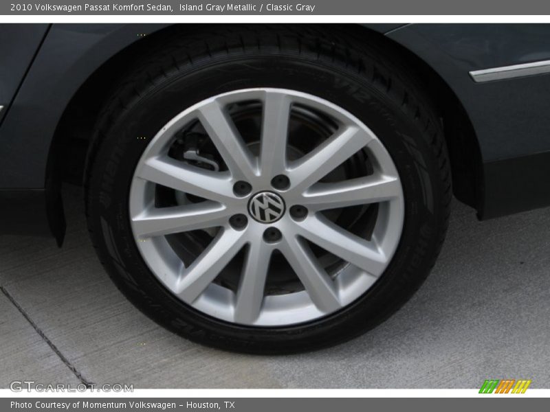 Island Gray Metallic / Classic Gray 2010 Volkswagen Passat Komfort Sedan