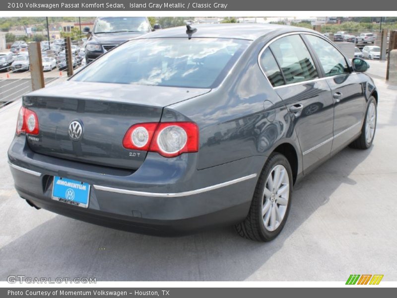 Island Gray Metallic / Classic Gray 2010 Volkswagen Passat Komfort Sedan