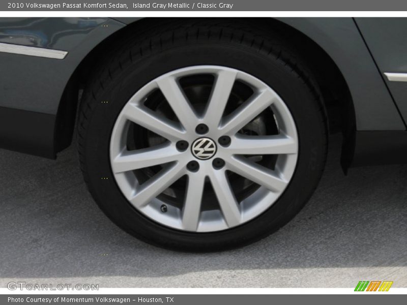 Island Gray Metallic / Classic Gray 2010 Volkswagen Passat Komfort Sedan