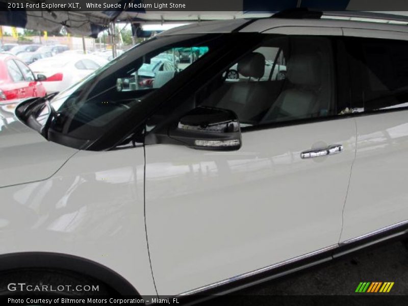 White Suede / Medium Light Stone 2011 Ford Explorer XLT