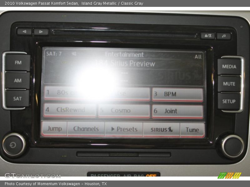 Island Gray Metallic / Classic Gray 2010 Volkswagen Passat Komfort Sedan