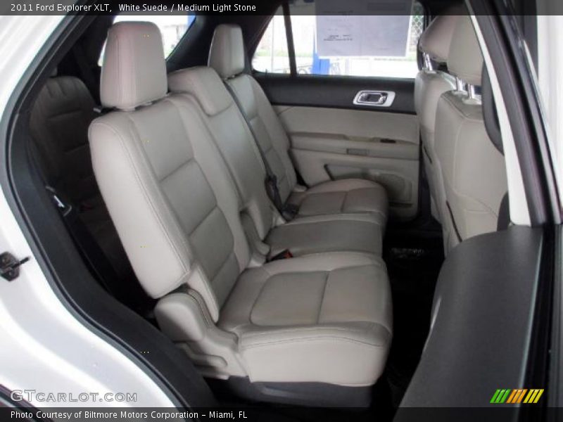 White Suede / Medium Light Stone 2011 Ford Explorer XLT