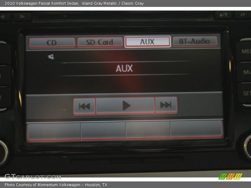 Island Gray Metallic / Classic Gray 2010 Volkswagen Passat Komfort Sedan