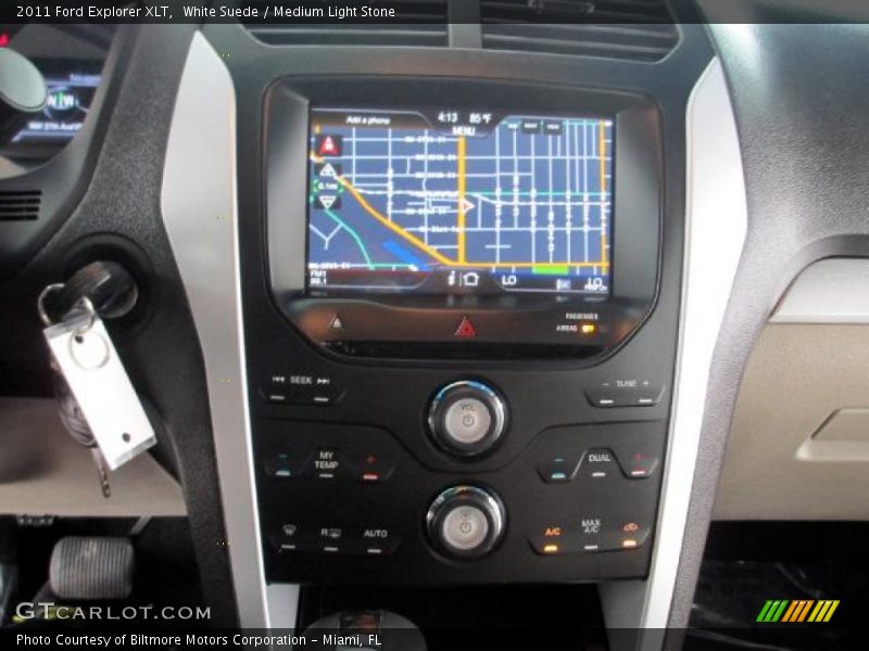 White Suede / Medium Light Stone 2011 Ford Explorer XLT
