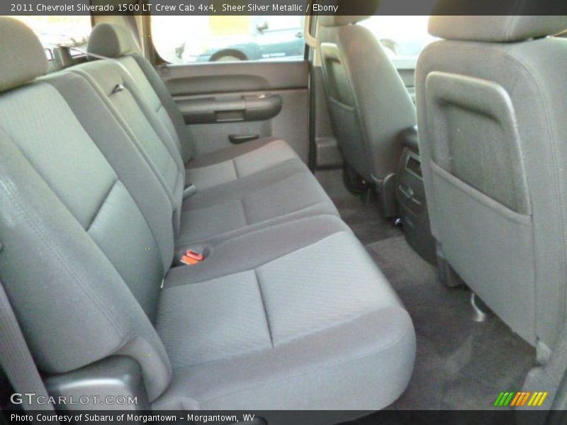 Sheer Silver Metallic / Ebony 2011 Chevrolet Silverado 1500 LT Crew Cab 4x4