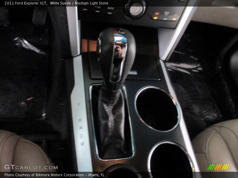 White Suede / Medium Light Stone 2011 Ford Explorer XLT