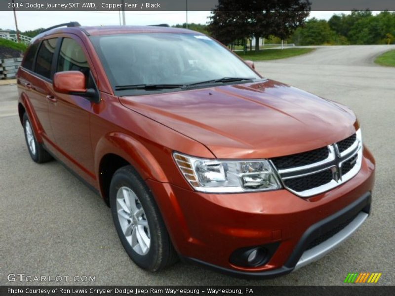 Front 3/4 View of 2014 Journey SXT AWD