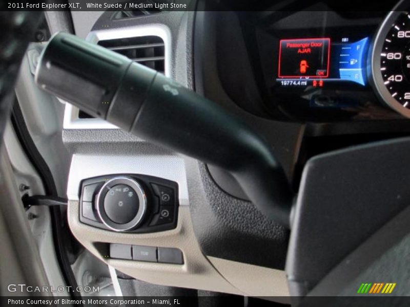 White Suede / Medium Light Stone 2011 Ford Explorer XLT