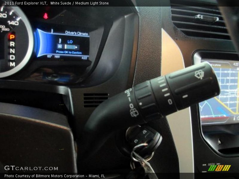 White Suede / Medium Light Stone 2011 Ford Explorer XLT
