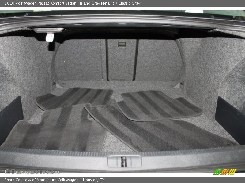 Island Gray Metallic / Classic Gray 2010 Volkswagen Passat Komfort Sedan