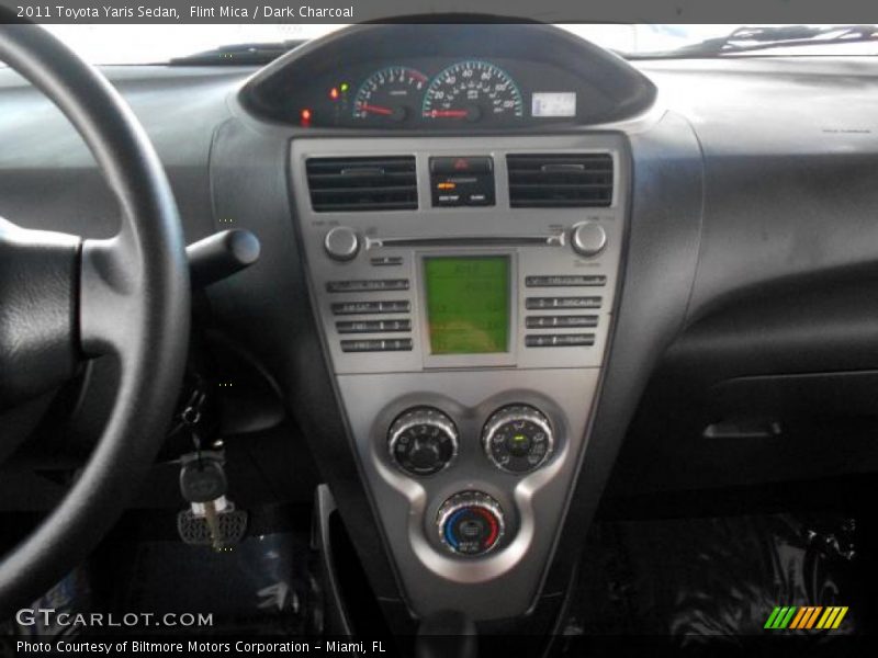 Flint Mica / Dark Charcoal 2011 Toyota Yaris Sedan