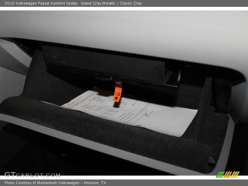 Island Gray Metallic / Classic Gray 2010 Volkswagen Passat Komfort Sedan