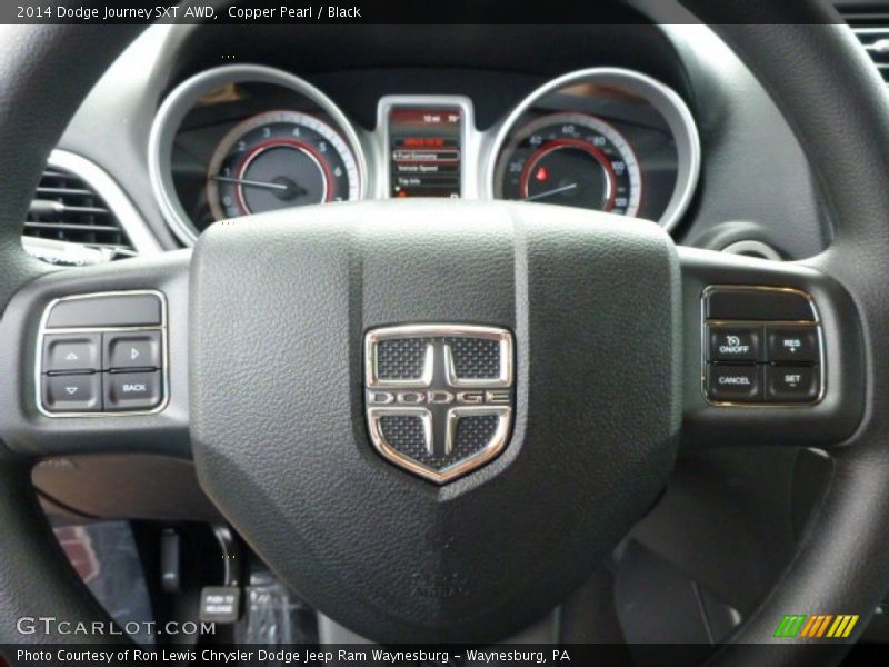 Controls of 2014 Journey SXT AWD