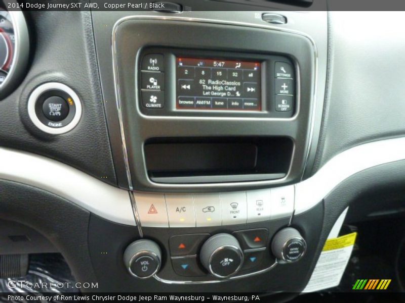 Controls of 2014 Journey SXT AWD