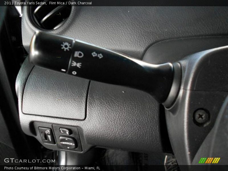 Flint Mica / Dark Charcoal 2011 Toyota Yaris Sedan