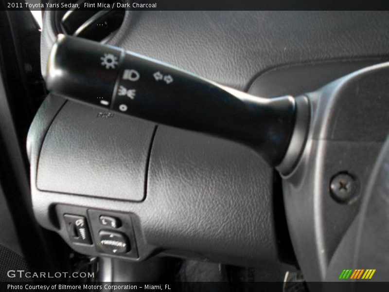Flint Mica / Dark Charcoal 2011 Toyota Yaris Sedan