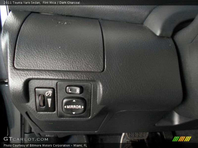 Flint Mica / Dark Charcoal 2011 Toyota Yaris Sedan