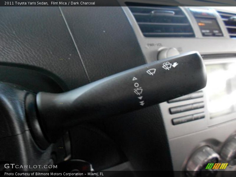 Flint Mica / Dark Charcoal 2011 Toyota Yaris Sedan