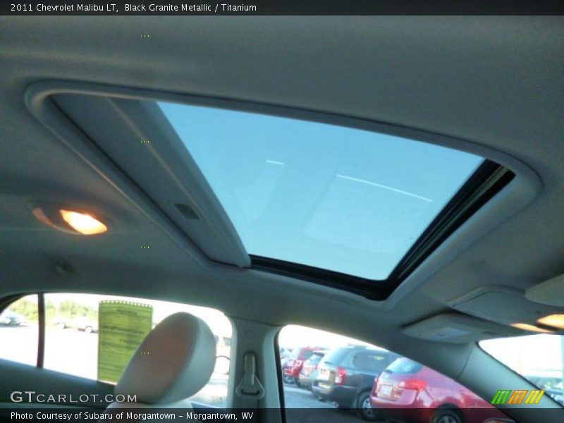 Black Granite Metallic / Titanium 2011 Chevrolet Malibu LT