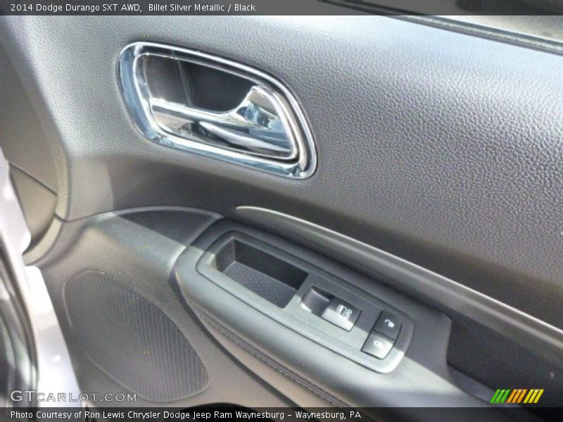 Billet Silver Metallic / Black 2014 Dodge Durango SXT AWD