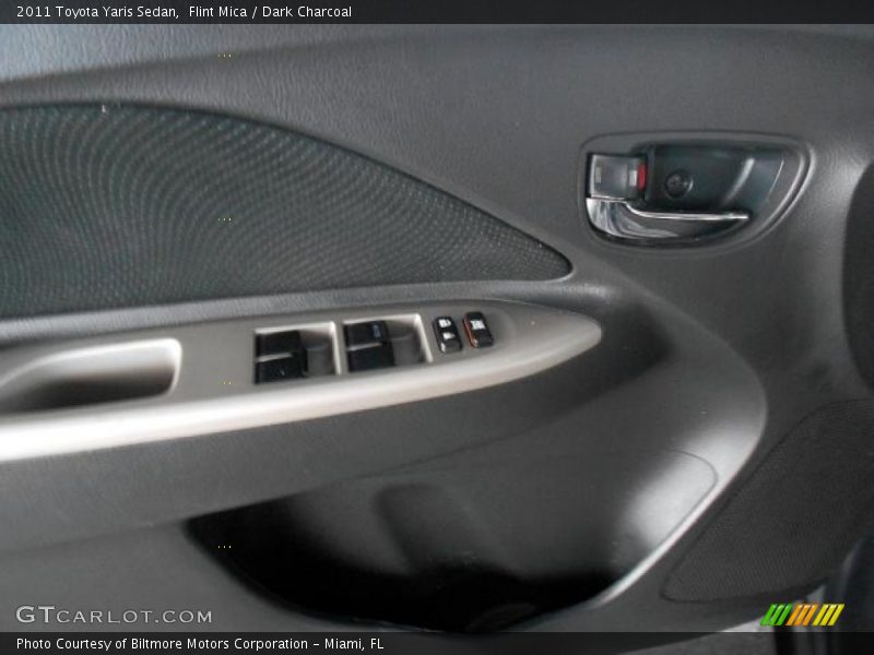 Flint Mica / Dark Charcoal 2011 Toyota Yaris Sedan