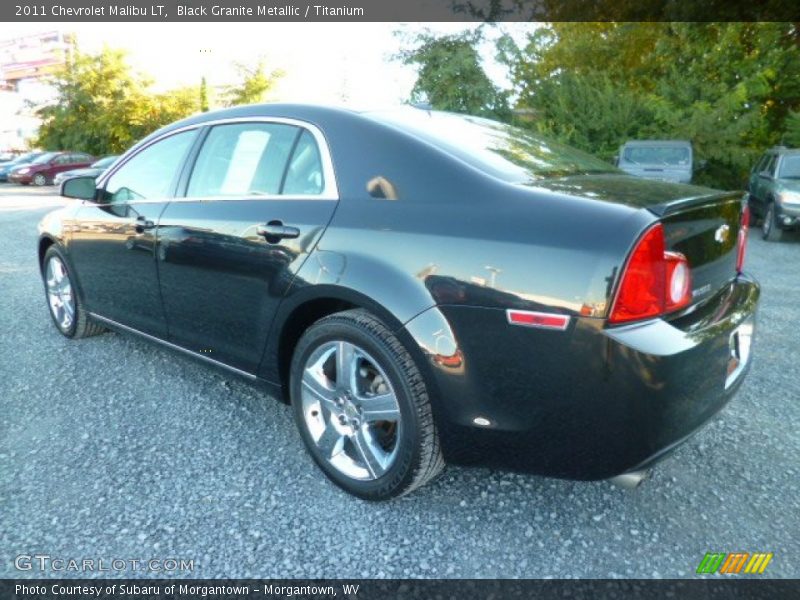Black Granite Metallic / Titanium 2011 Chevrolet Malibu LT