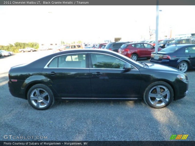 Black Granite Metallic / Titanium 2011 Chevrolet Malibu LT