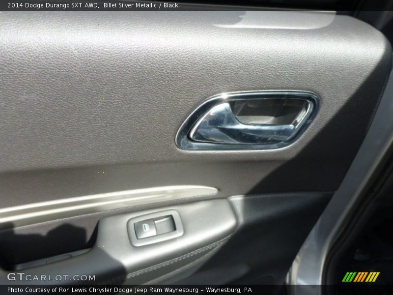 Billet Silver Metallic / Black 2014 Dodge Durango SXT AWD
