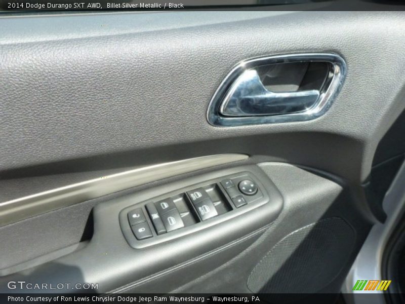 Billet Silver Metallic / Black 2014 Dodge Durango SXT AWD