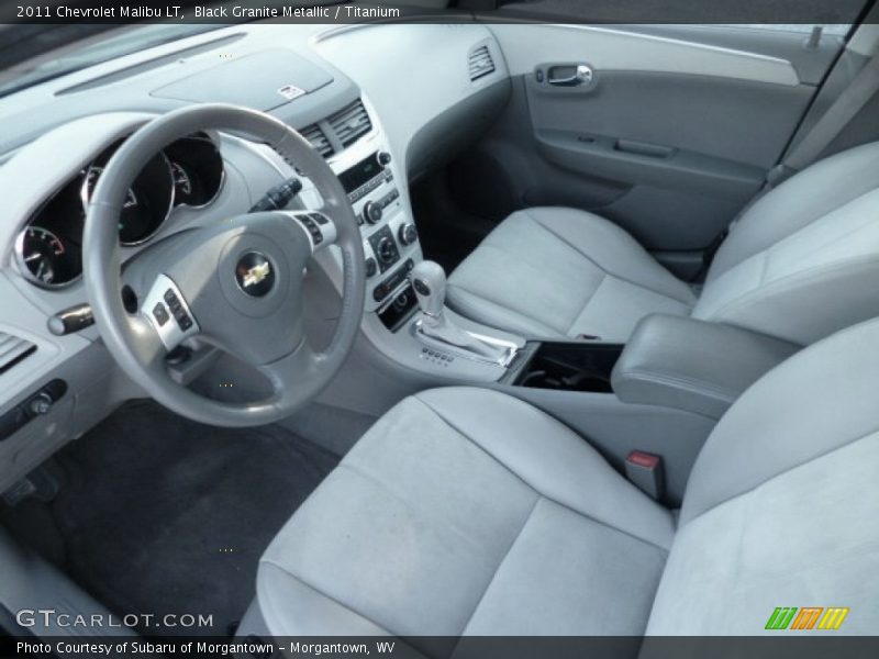 Black Granite Metallic / Titanium 2011 Chevrolet Malibu LT