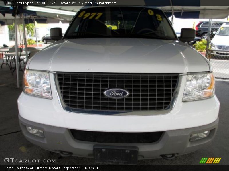 Oxford White / Medium Parchment 2003 Ford Expedition XLT 4x4