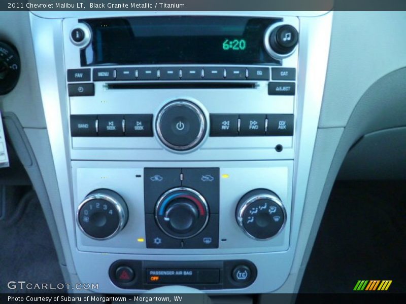 Black Granite Metallic / Titanium 2011 Chevrolet Malibu LT