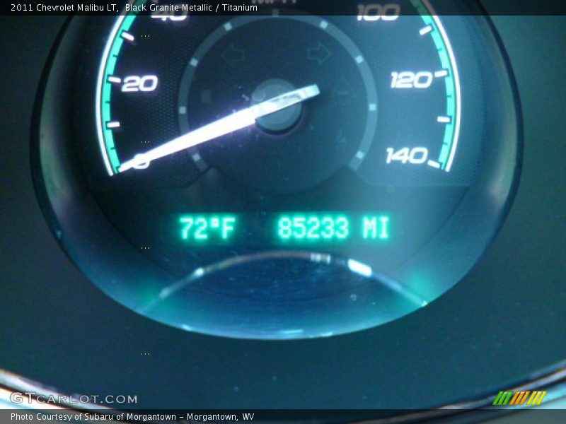 Black Granite Metallic / Titanium 2011 Chevrolet Malibu LT