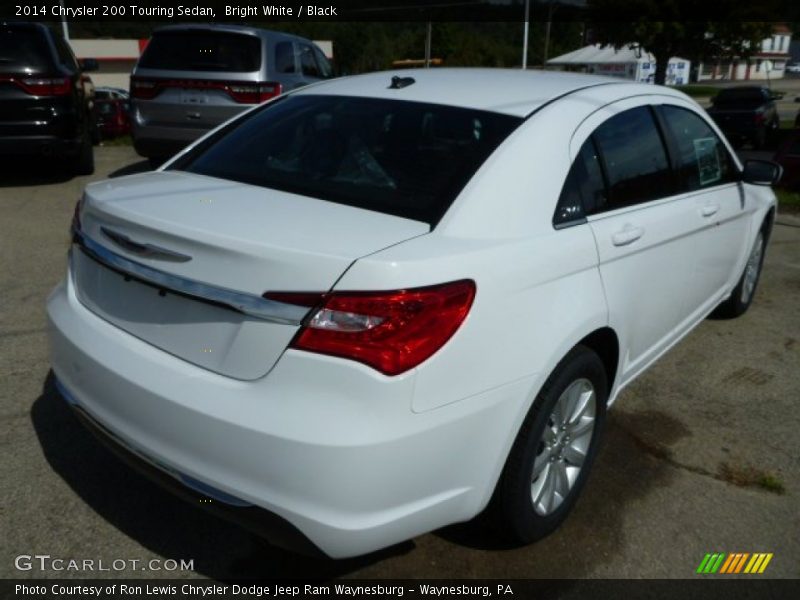 Bright White / Black 2014 Chrysler 200 Touring Sedan