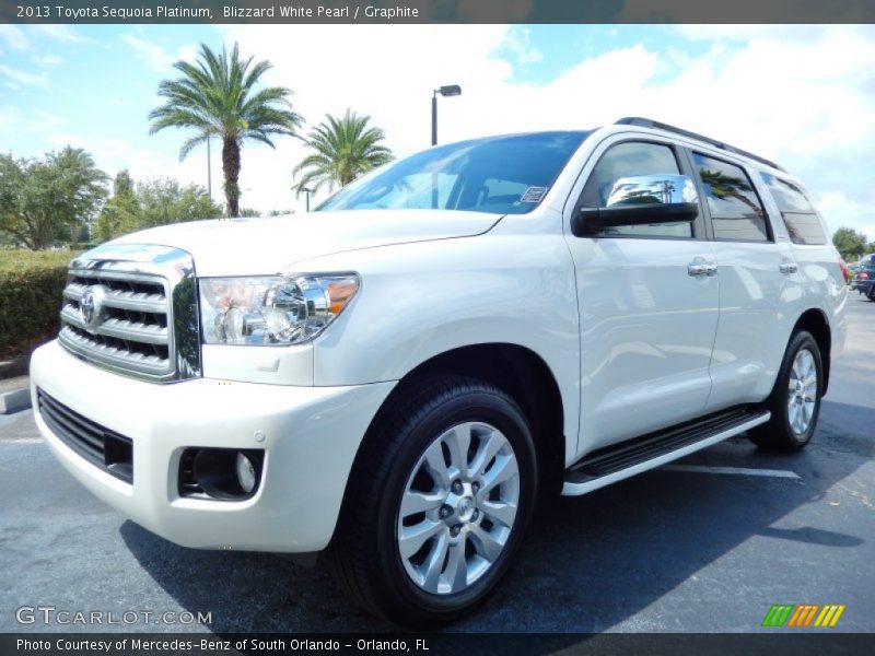 Front 3/4 View of 2013 Sequoia Platinum
